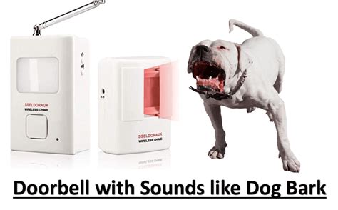 dior bell that makes dog barking sound|doorbell with dog barking sound.